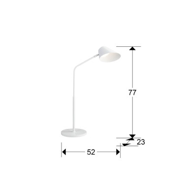 SCHULLER ESINO Sobremesa Blanco con Mando