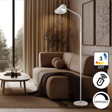 SCHULLER ESINO Pie de Salón Blanco con Mando