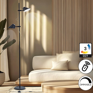 SCHULLER ESINO Pie de Salón 2L Negro con Mando