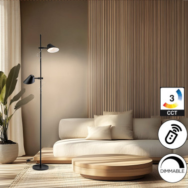 SCHULLER ESINO Pie de Salón 2L Negro con Mando