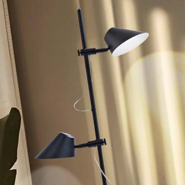 SCHULLER ESINO Pie de Salón 2L Negro con Mando