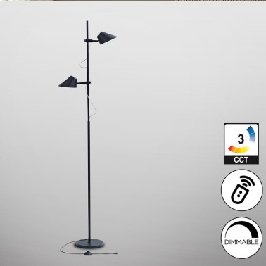 SCHULLER ESINO Pie de Salón 2L Negro con Mando