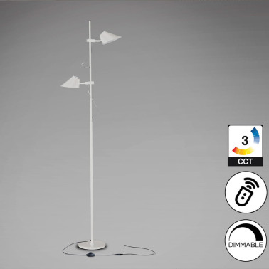 SCHULLER ESINO Pie de Salón 2L Blanco con Mando