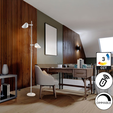 SCHULLER ESINO Pie de Salón 2L Blanco con Mando
