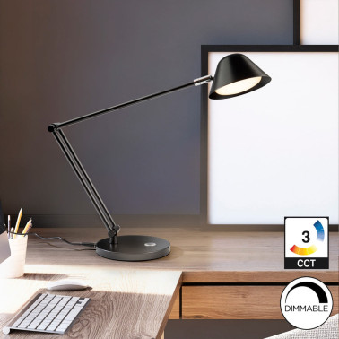 SCHULLER TAROS Flexo de Escritorio Negro