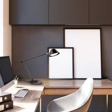 SCHULLER TAROS Flexo de Escritorio Negro