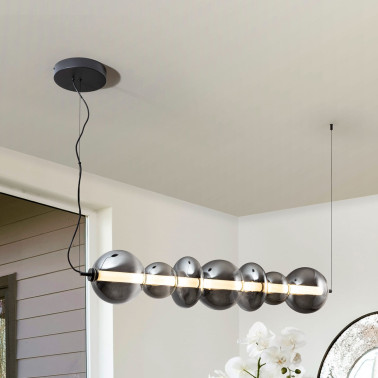 SCHULLER GLADIS Colgante Vertical-Horizontal Negro-Smoky