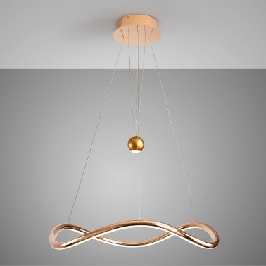 SCHULLER ROMINA Colgante Dorado Brillo TUYA + Mando