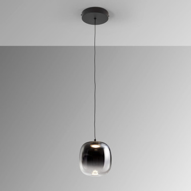 SCHULLER ONICE Colgante 1L Negro-Smoky