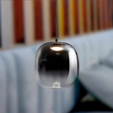 SCHULLER ONICE Colgante 1L Negro-Smoky