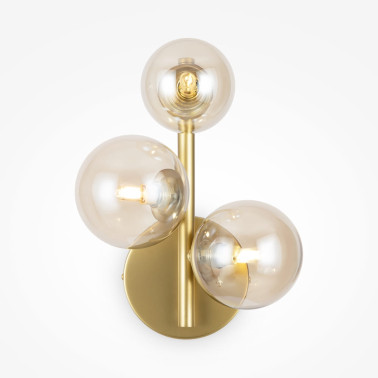 MAYTONI DALLAS 3L Aplique Oro-Ámbar