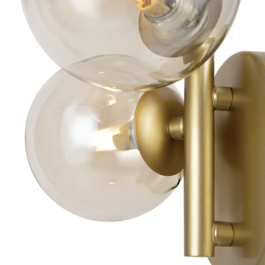MAYTONI DALLAS 3L Aplique Oro-Ámbar
