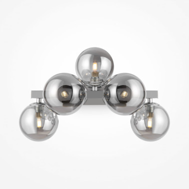 MAYTONI DALLAS 5L Aplique Cromo-Smoky