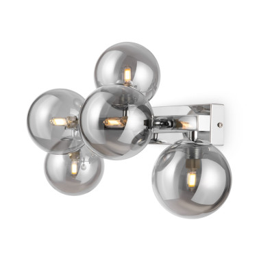 MAYTONI DALLAS 5L Aplique Cromo-Smoky