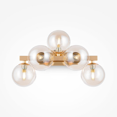 MAYTONI DALLAS 5L Aplique Oro-Ámbar