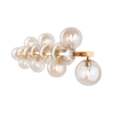 MAYTONI DALLAS 13L Aplique Oro-Ámbar