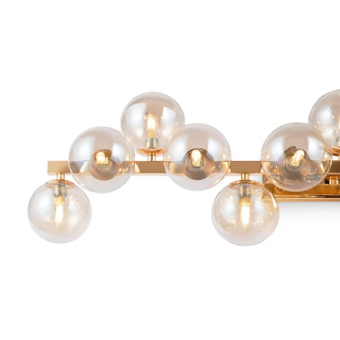 MAYTONI DALLAS 13L Aplique Oro-Ámbar