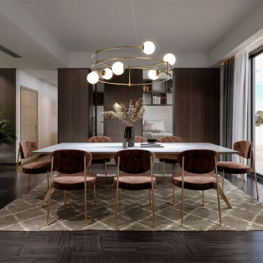 MAYTONI BALANCE 812 Colgante Dorado 6L