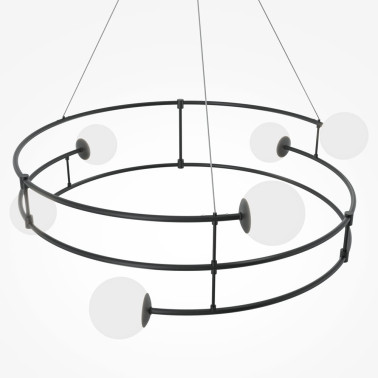 MAYTONI BALANCE 812 Colgante Negro 6L