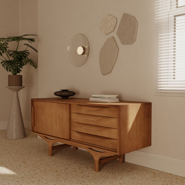 AROMAS BETTY Aplique con Tulipa de Cristal