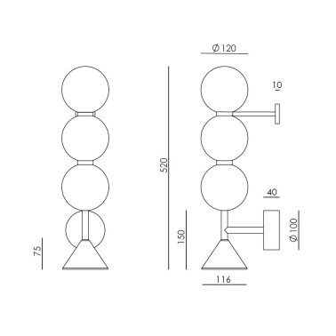 AROMAS SOKO 3L Aplique de Metal-Mármol