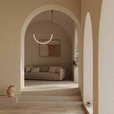 AROMAS CRAM Colgante de Arco con Tira LED