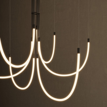 AROMAS CRAM Colgante de Arco con 6 Tiras LED