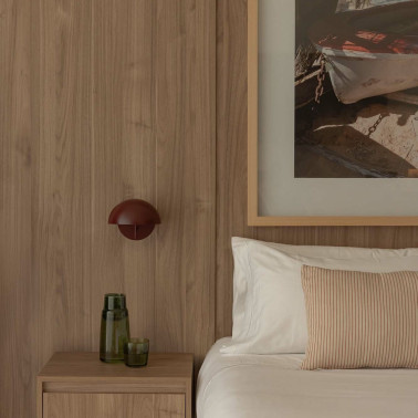 FARO MATILDA Aplique Granate con Interruptor