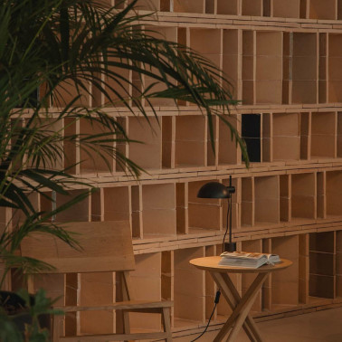 FARO MATILDA Lámpara Sobremesa Negra