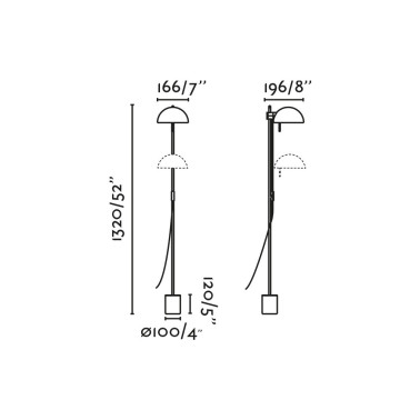 FARO MATILDA Lámpara de Pie Beige
