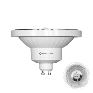 BENEITO FAURE DOLE 15W GU10 Bombilla AR111 45º 3000K