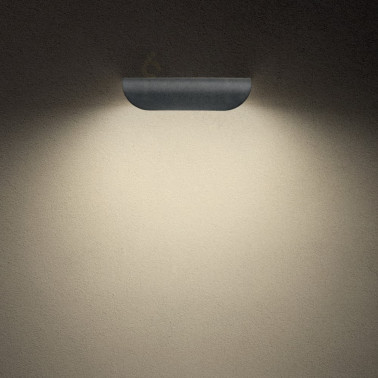 REDO LID Aplique de Hormigón Gris Oscuro IP65