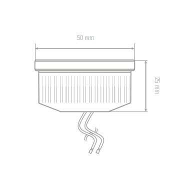 LIGHTED Módulo LED Dicroico GU10 6,5W 60º
