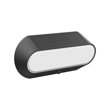 LIGHTED OVAL Aplique Solar IP54 con Sensor PIR