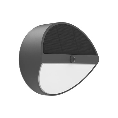 LIGHTED REDONDO Aplique Solar IP54 con Sensor PIR