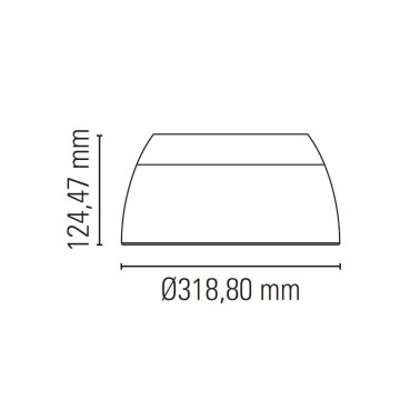LIGHTED Reflector de Aluminio para Campana LOWBAY