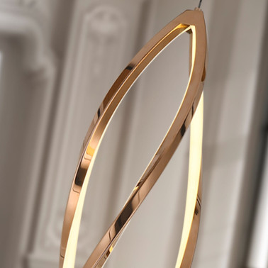 SCHULLER ADELE Colgante Grande Oro Rosa CCT TUYA