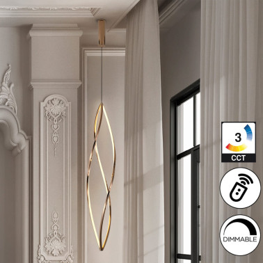 SCHULLER ADELE Colgante Grande Oro Rosa CCT TUYA