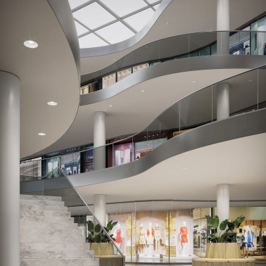 LOMBARDO POP FLAT 150 Empotrable Blanco-Negro