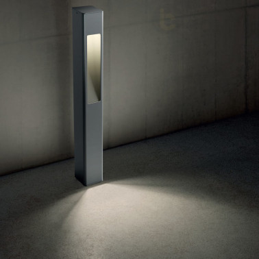 REDO SOLO Baliza de Jardín Gris Oscuro 1L GU10