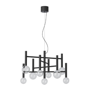 REDO BOLLA LED 650 Colgante Negro CCT