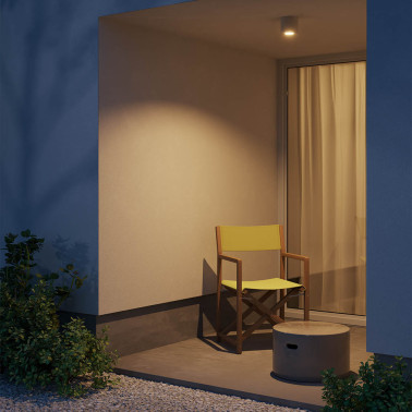 REDO FUNN Foco de Techo IP65 9W Gris Oscuro