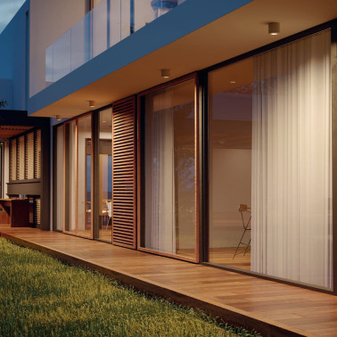 REDO FUNN Foco de Techo IP65 9W Gris Oscuro