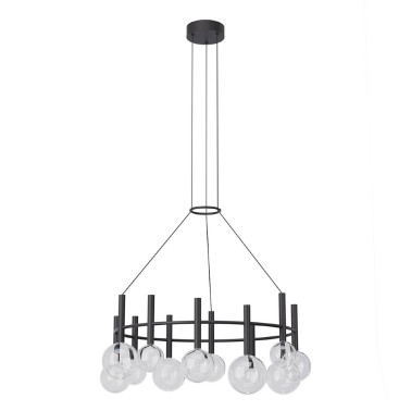 REDO BOLLA LED 840 Colgante Negro CCT
