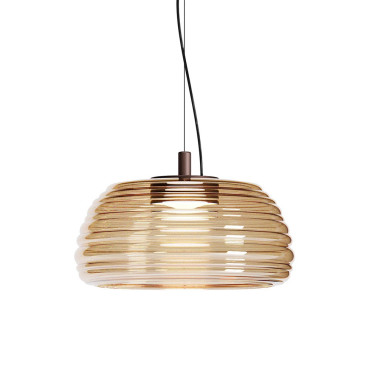 REDO ONDULA LED 410 Colgante Café-Ambar