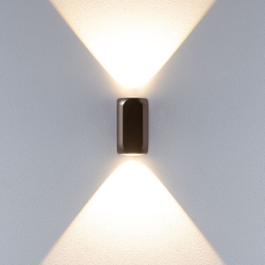REDO CRISP LED 108 Aplique Negro 3000K