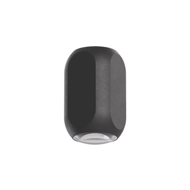 REDO CRISP LED 108 Aplique Negro 3000K