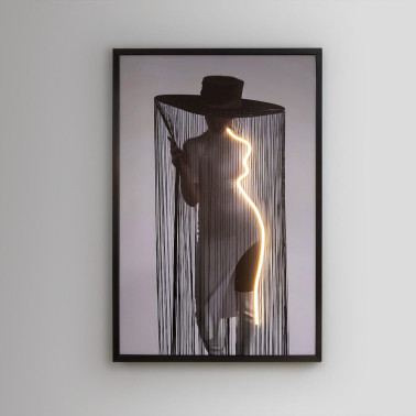 SCHULLER DIVA Cuadro con Luz LED 80x120