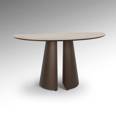 SCHULLER SAMARA Consola Travertino-Marrón