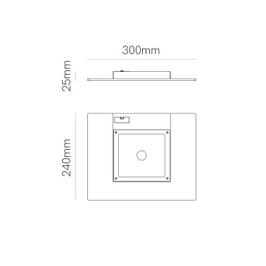 BENEITO FAURE PLA Aplique de Pared Blanco 35W